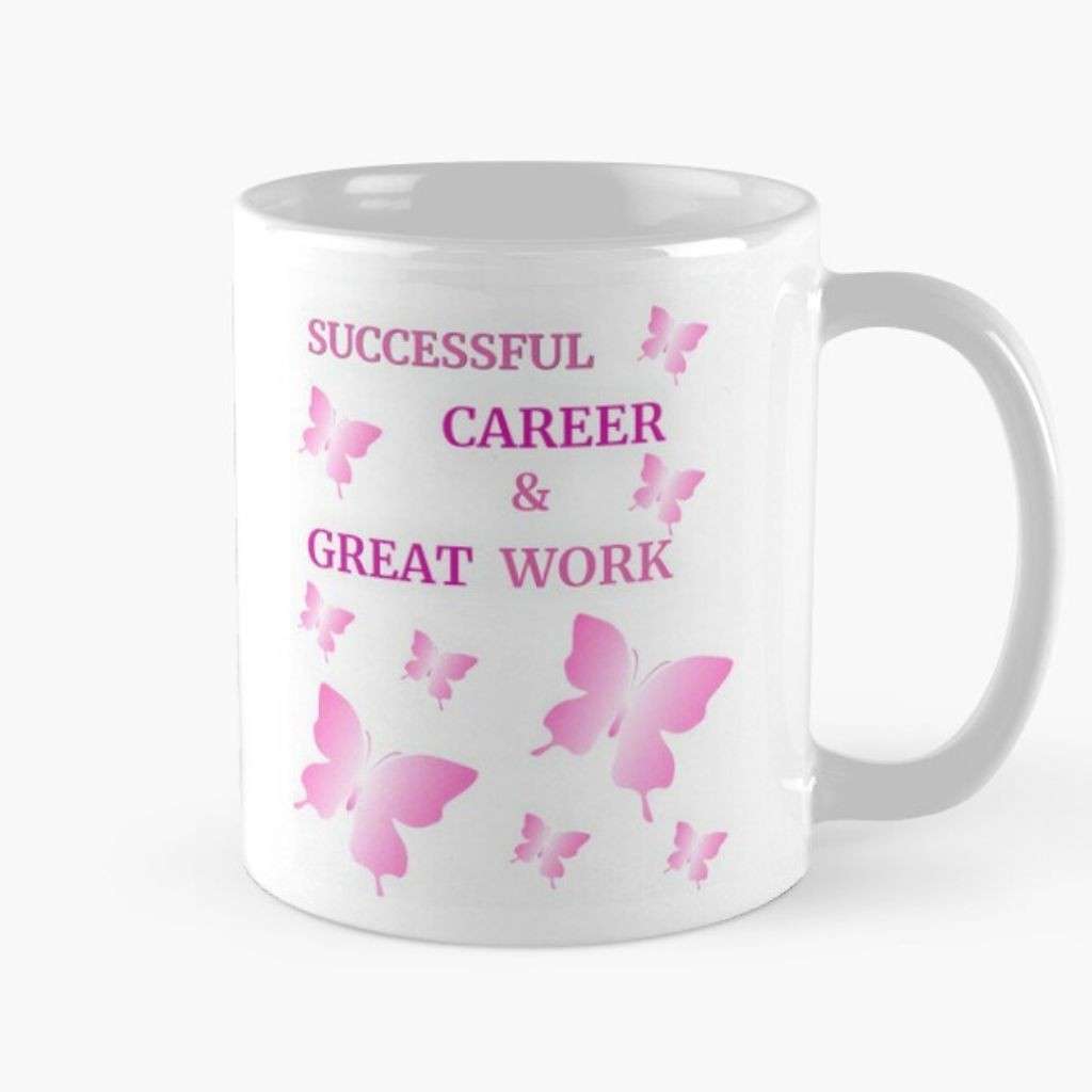 successful career affirmation mug for job