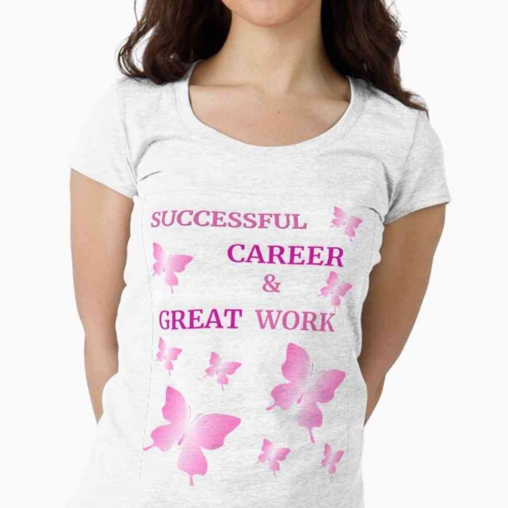 successful career affirmation t-shirt for job